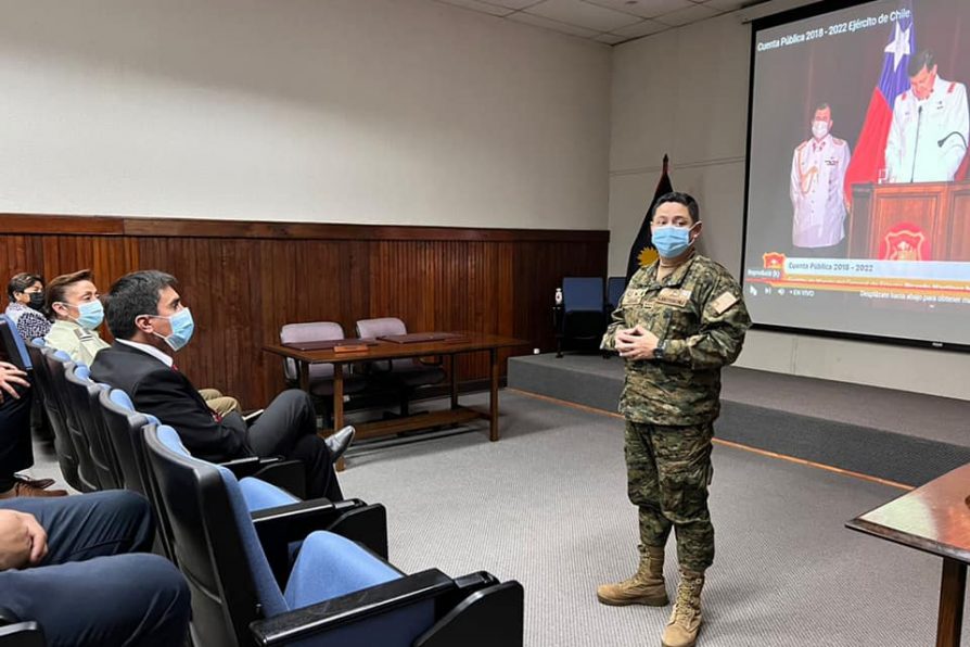 Delegado Presidencial Provincial de Linares participa de la Cuenta Pública 2018-2022 del Ejército de Chile