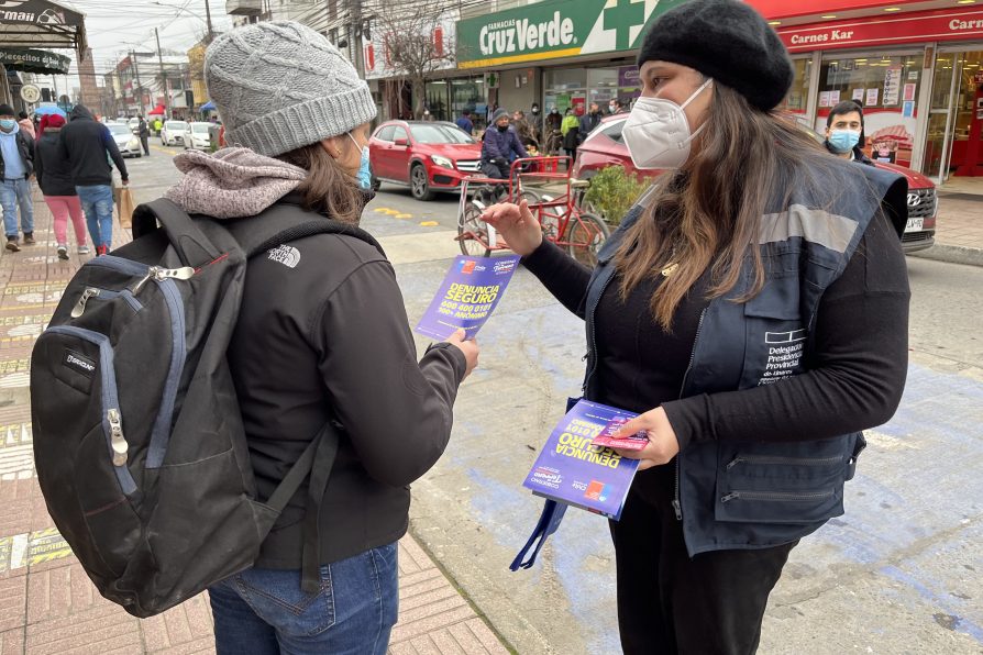 Delegada Priscila González valora el aumento del uso del programa Denuncia Seguro