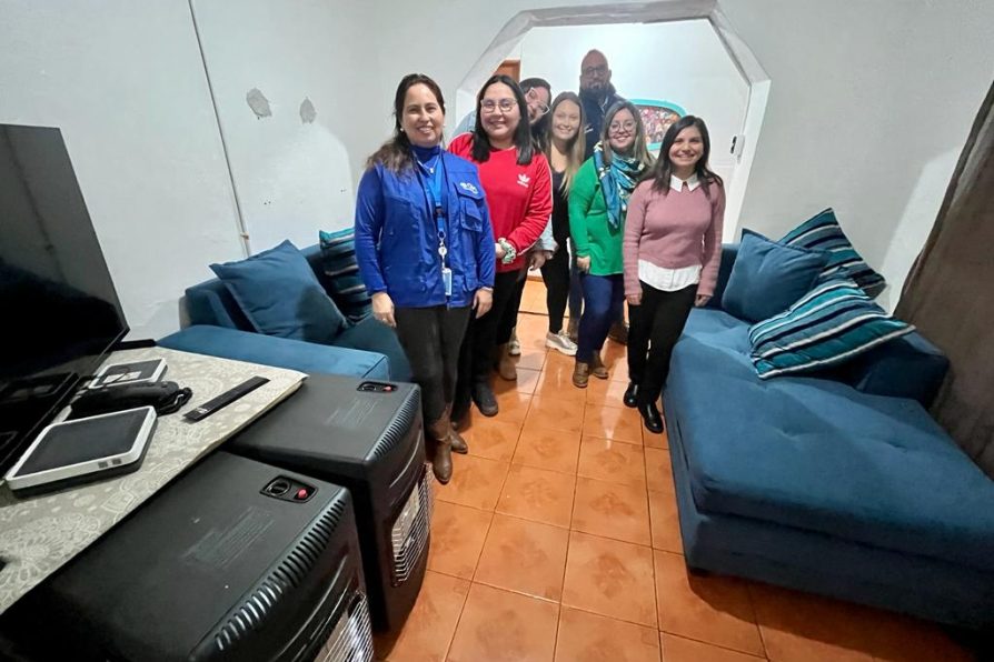 Residencia Familiar para personas en situación de calle de Linares recibió donación de equipamiento