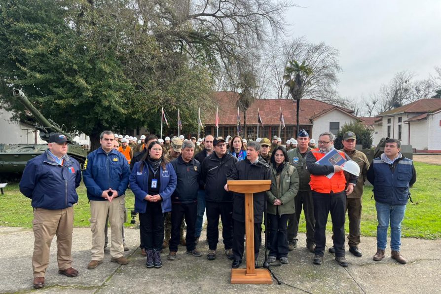 Subsecretario Monsalve llegó hasta la provincia de Linares y destacó la labor de policías y Fuerzas Armadas en la emergencia climática