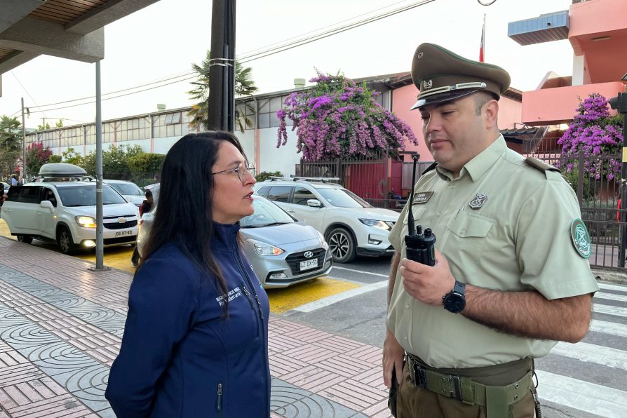 Delegada Presidencial Aly Valderrama Villarroel realizó inspección de puntos viales en la comuna de Linares