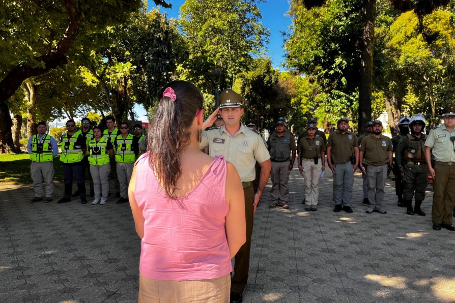 Delegada Aly Valderrama encabezó inicio de ronda impacto de Carabineros en Linares