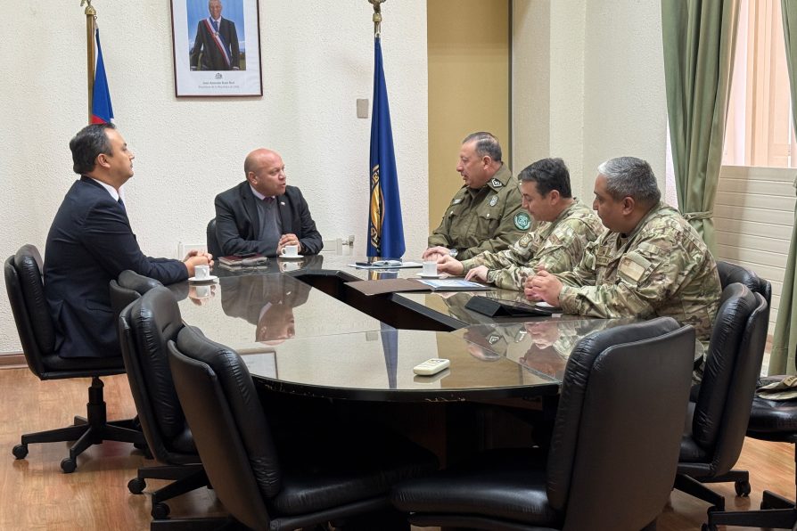 Delegado Christian González lidera coordinación con Ejército, Carabineros y PDI de cara a Fiestas Patrias